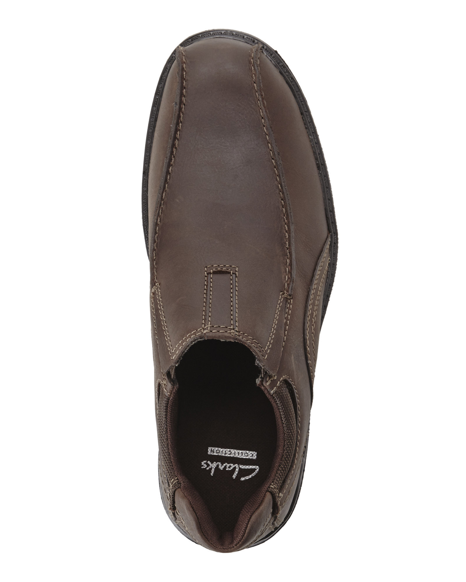Lyst Clarks Chocolate Sherwin Time SlipOn Shoes in Lyst Clarks Chocolate Sherwin Time SlipOn Shoes in