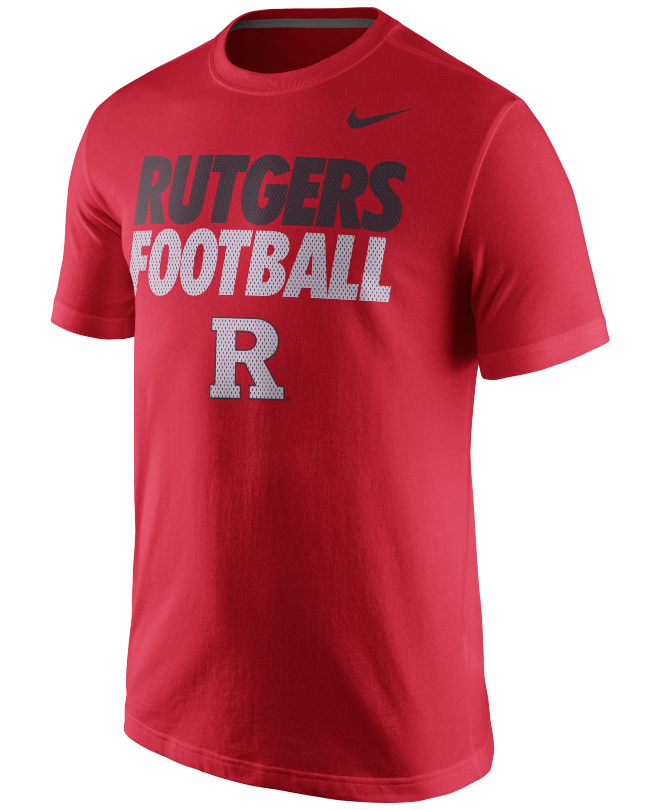 Lyst - Nike Men's Rutgers Scarlet Knights Practice T-shirt in Red for Men