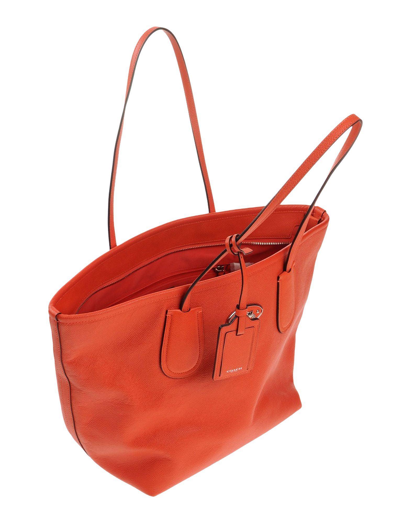 small orange shoulder bag