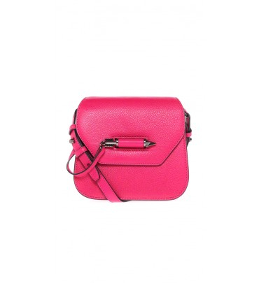 Mackage Novaki-s5 Hot Pink Leather Mini Crossbody Bag in Pink | Lyst