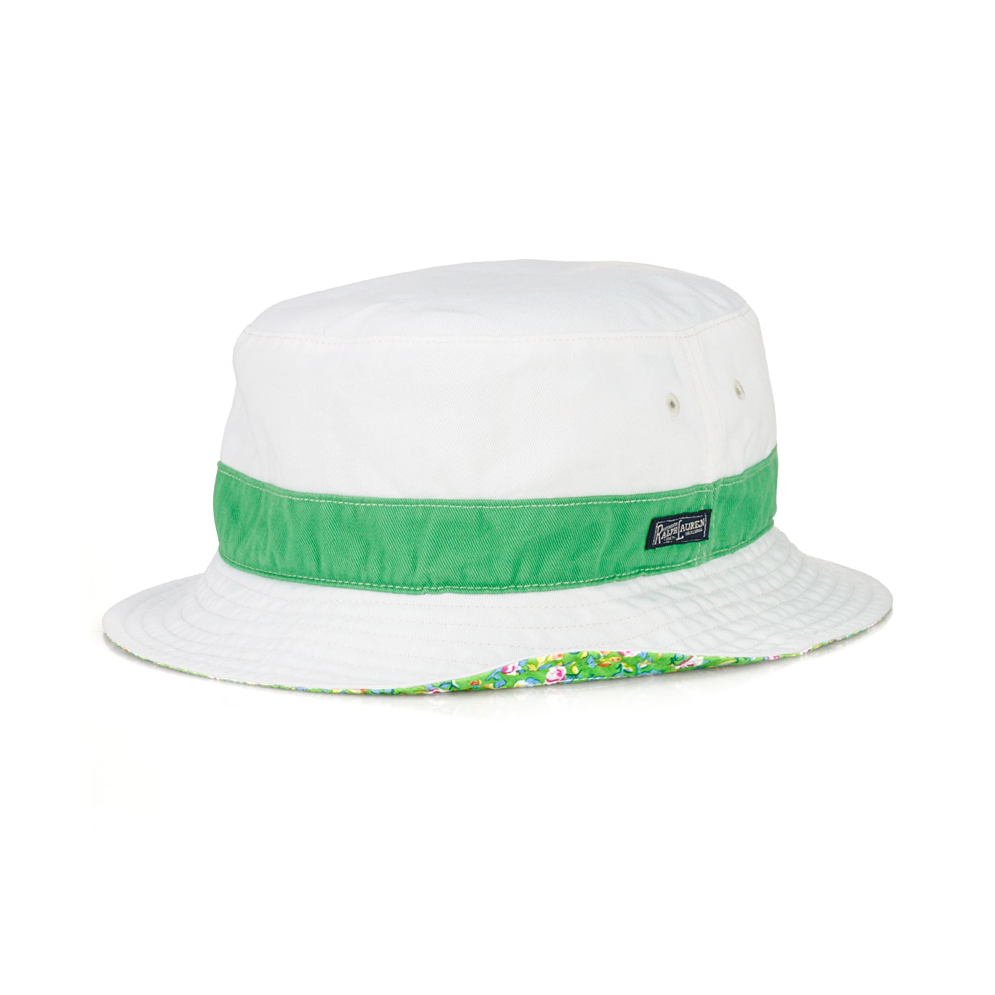 Ralph Lauren Polo Reversible Floralprint Bucket Hat in Green for Men - Lyst