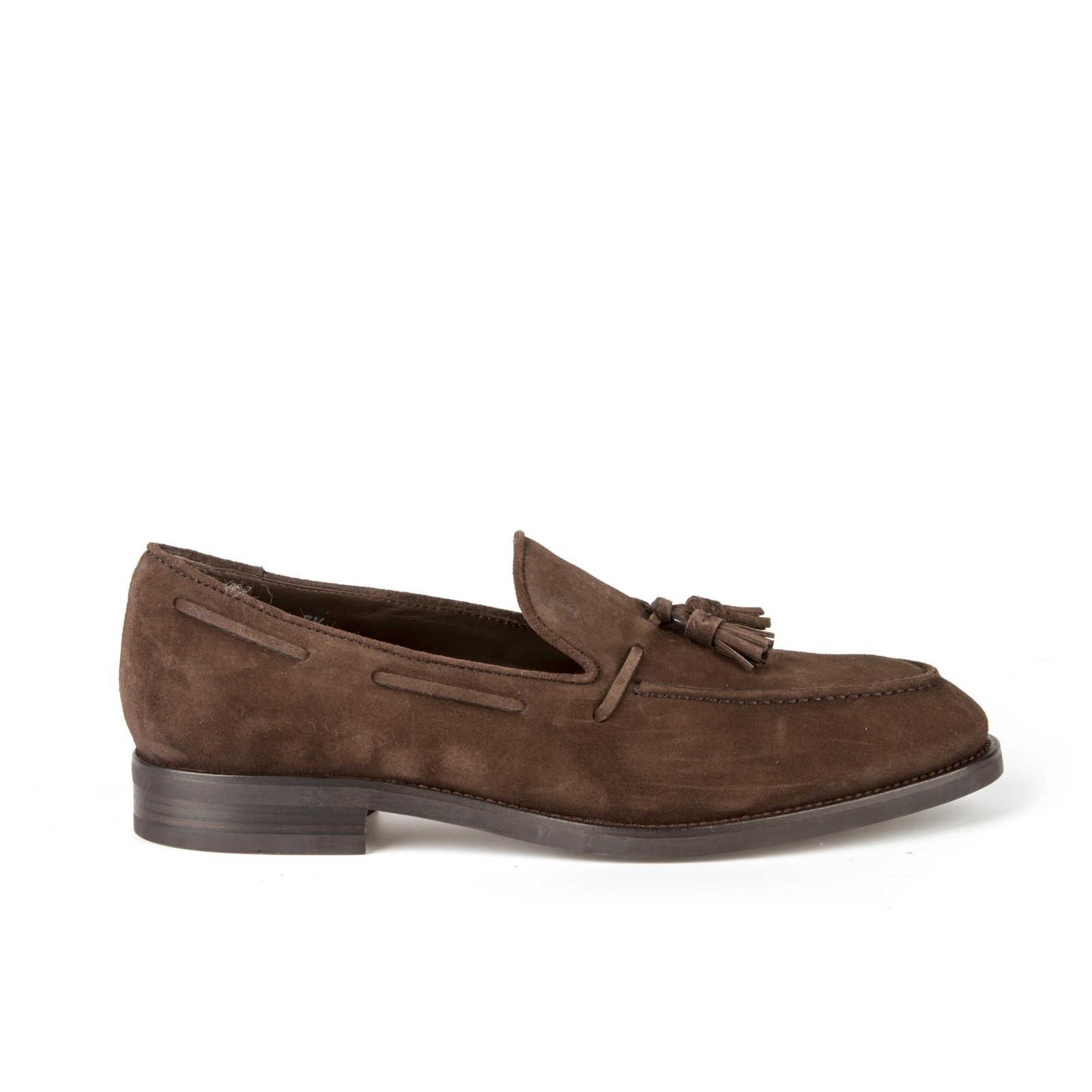 Tod's | Tods Dark Brown Suede Loafers for Men | Lyst