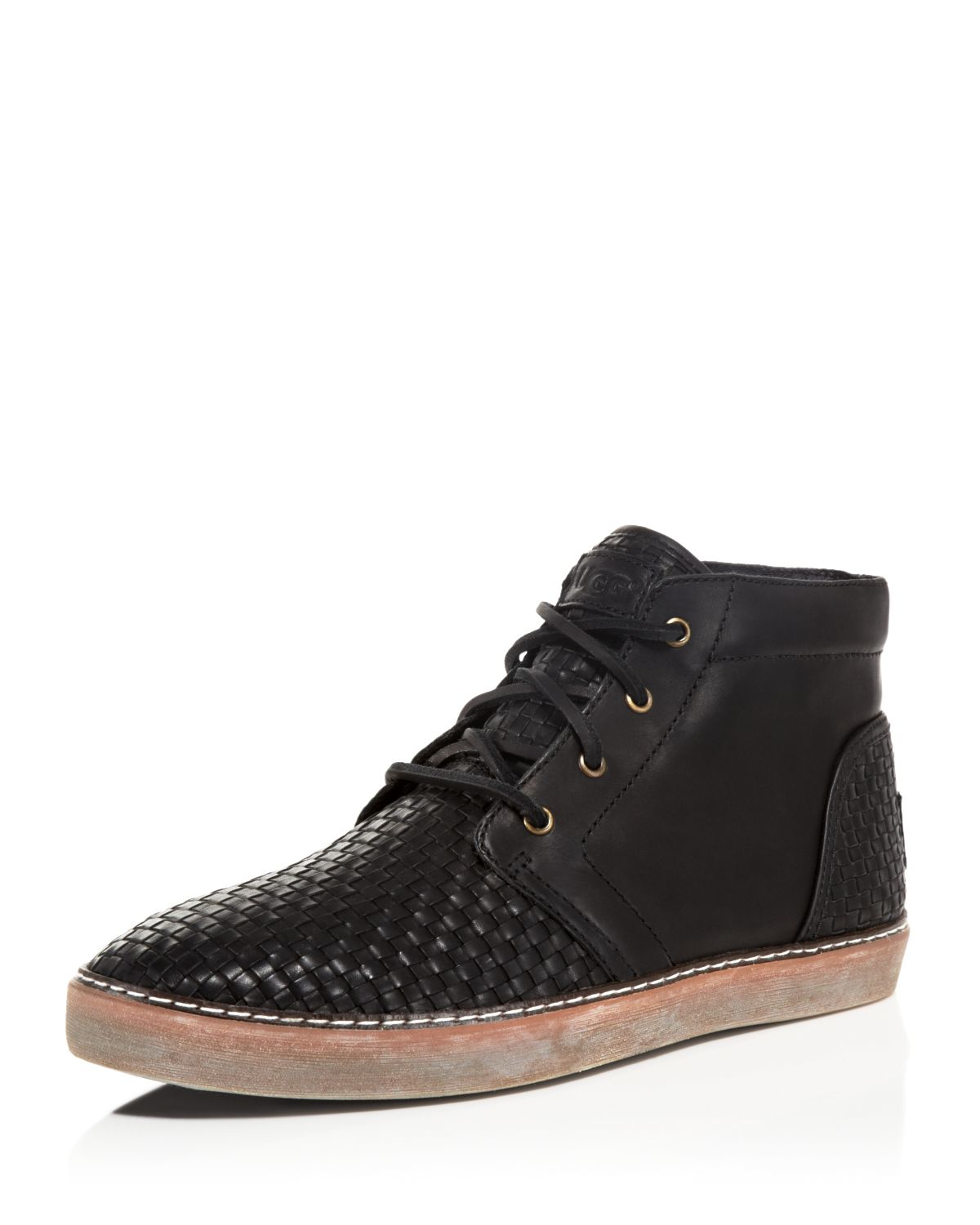 UGG Australia Alin Woven Chukka Sneaker Boots in Black for Men - Lyst