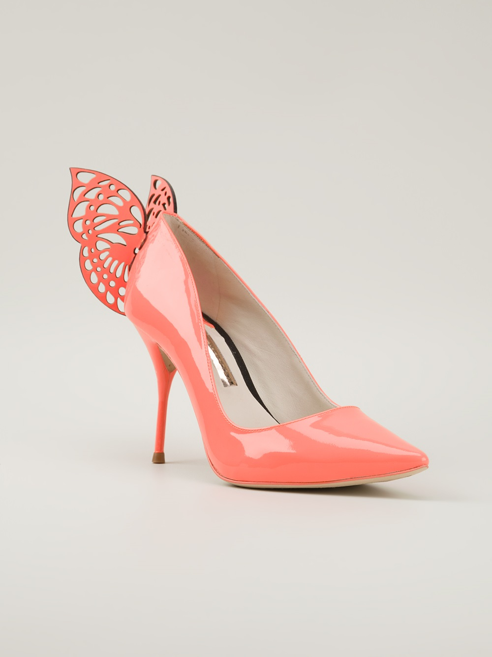 pumps with butterfly wings