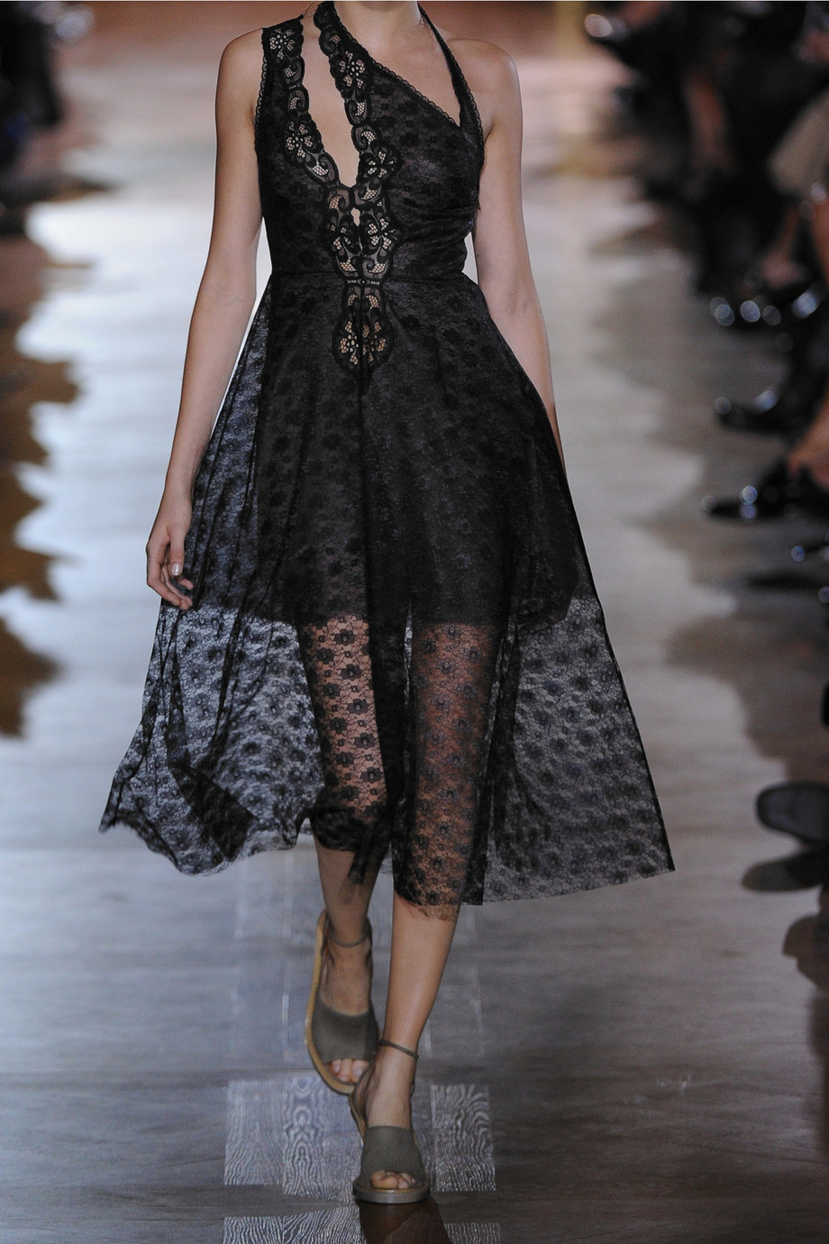 Lyst - Stella Mccartney Caroline Cutout Lace Dress in Black