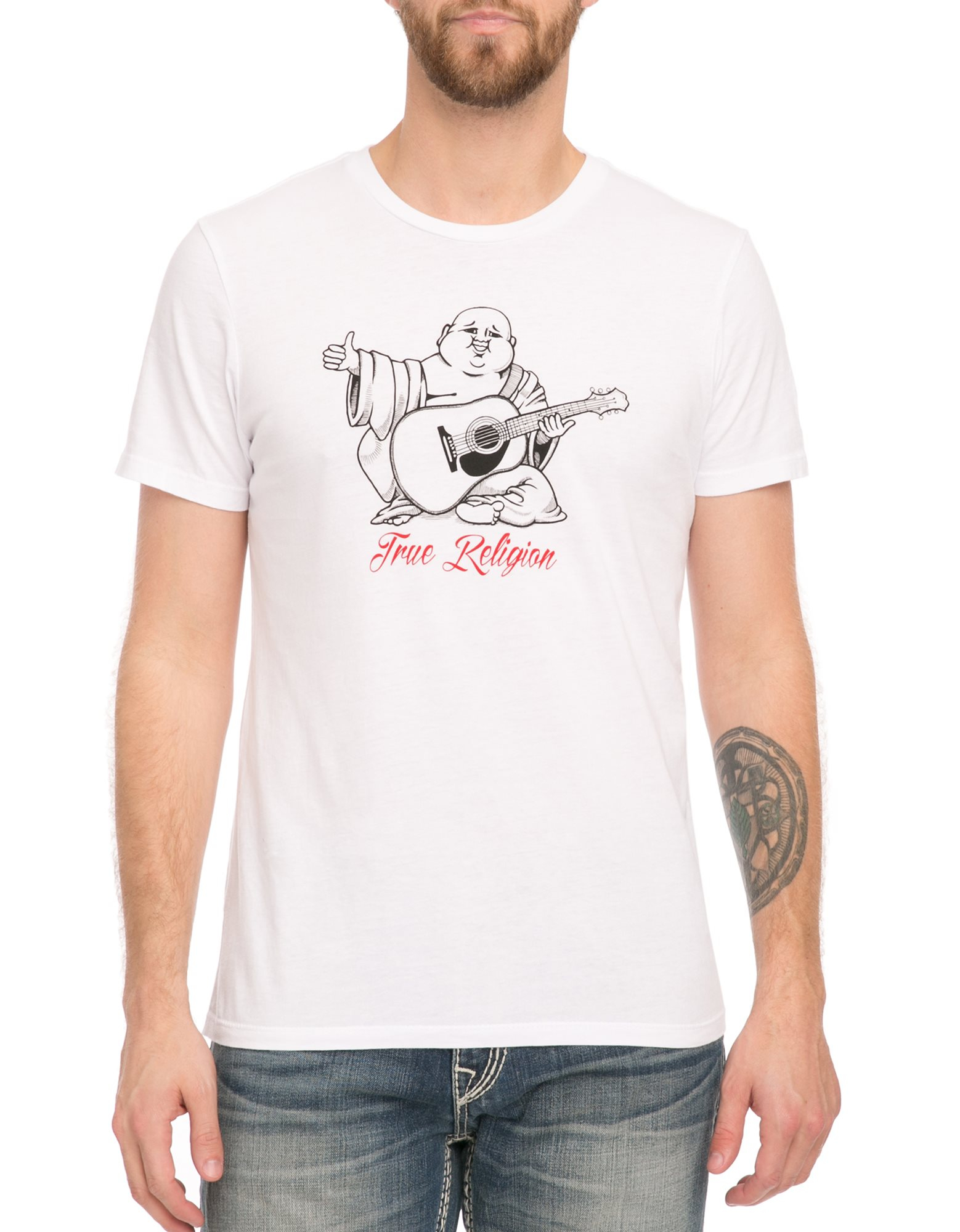 white religion t shirt