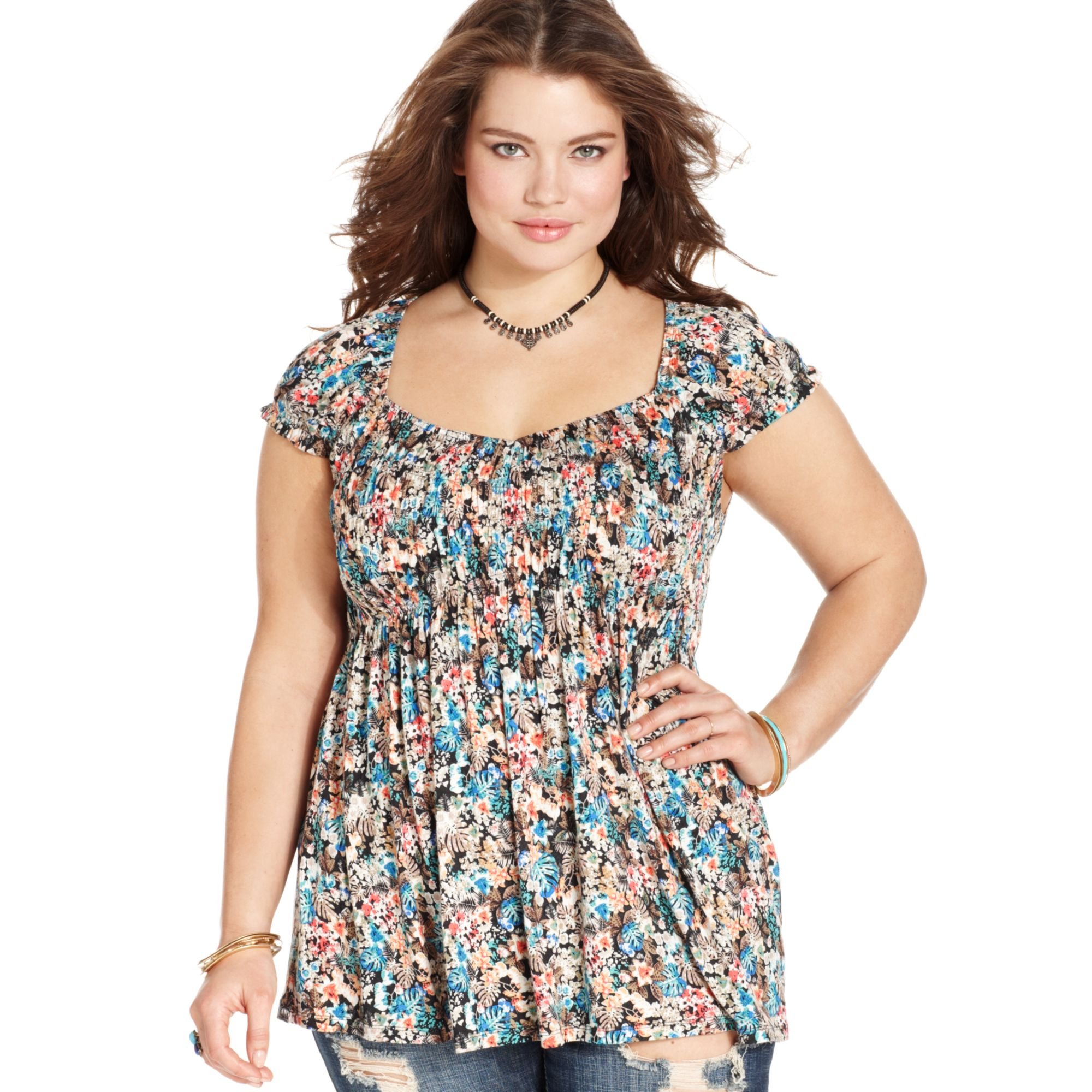 plus size baby doll tops