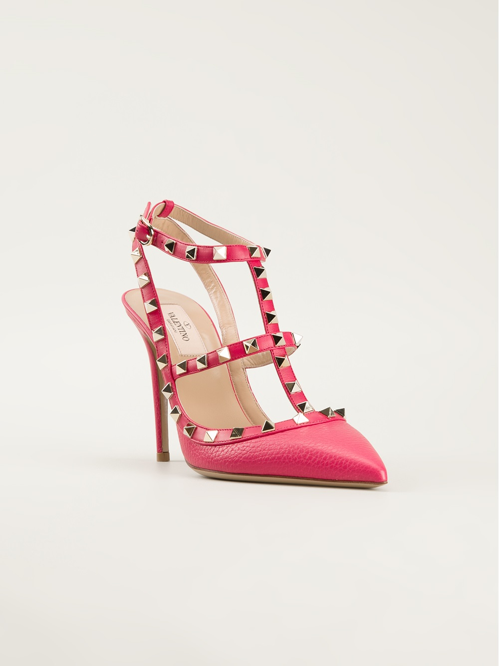 Lyst Valentino Rockstud Pumps in Pink