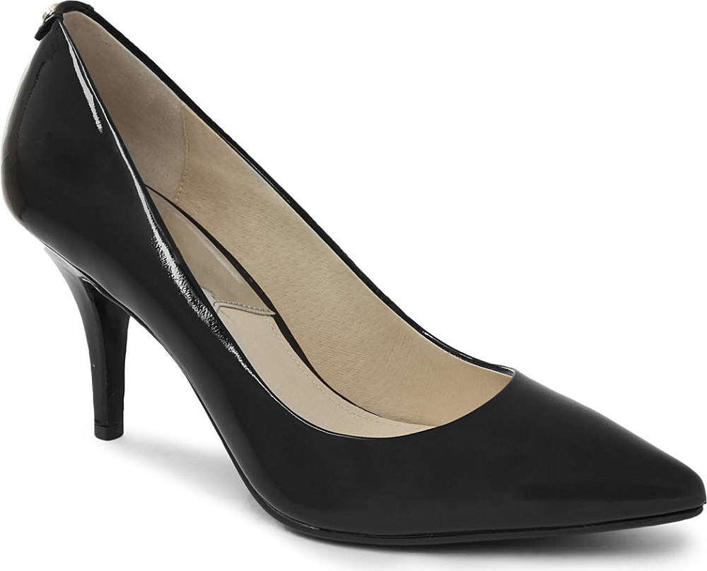 Michael michael kors Flex Mid-heel Pumps in Black | Lyst