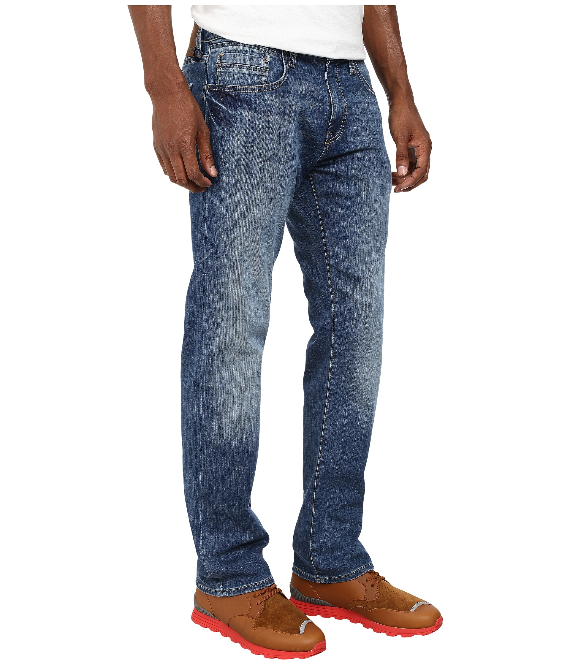 Mavi jeans Zach Regular Rise Straight Leg In Mid Yaletown Vintage in ...