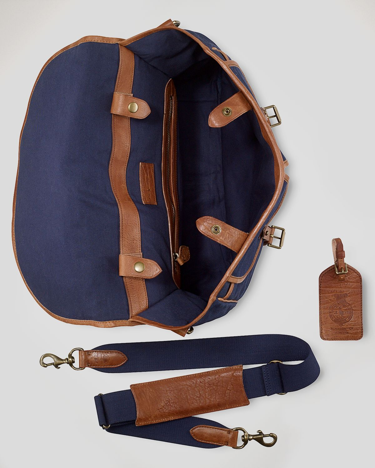 Lyst Polo Ralph Lauren Canvas Messenger Bag in Blue for Men