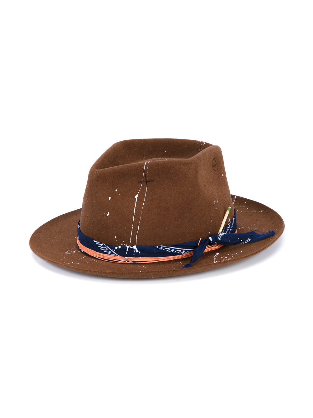 Lyst - Nick Fouquet Maritime Hat in Brown for Men