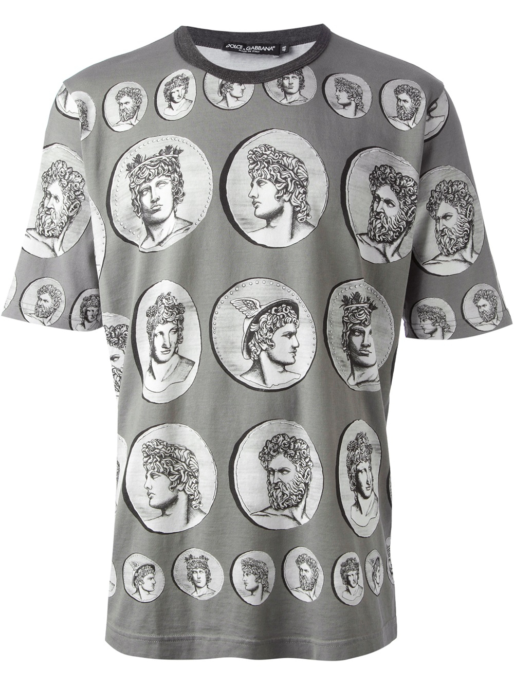 Lyst - Dolce & Gabbana Ancient Coin Print Tshirt in Gray for Men