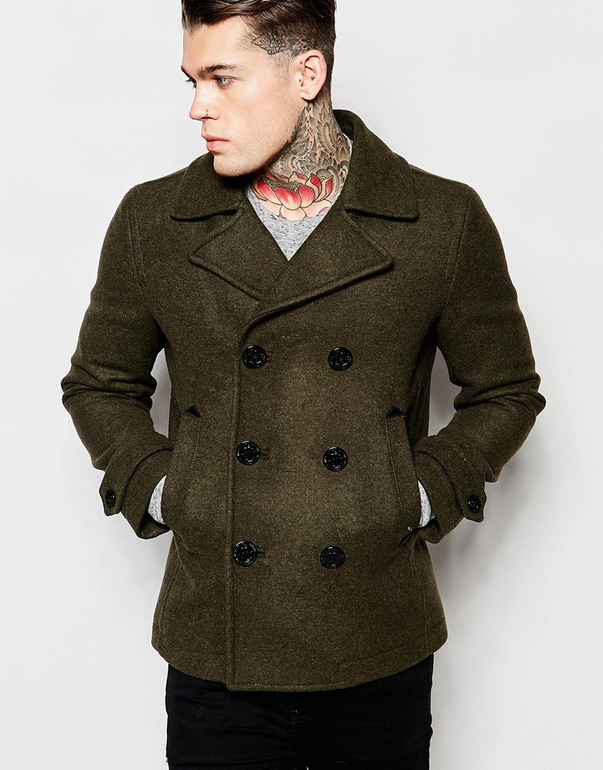 r mens big belts sami  Lyst Peacoat Green Breasted in Double Diesel W Wool