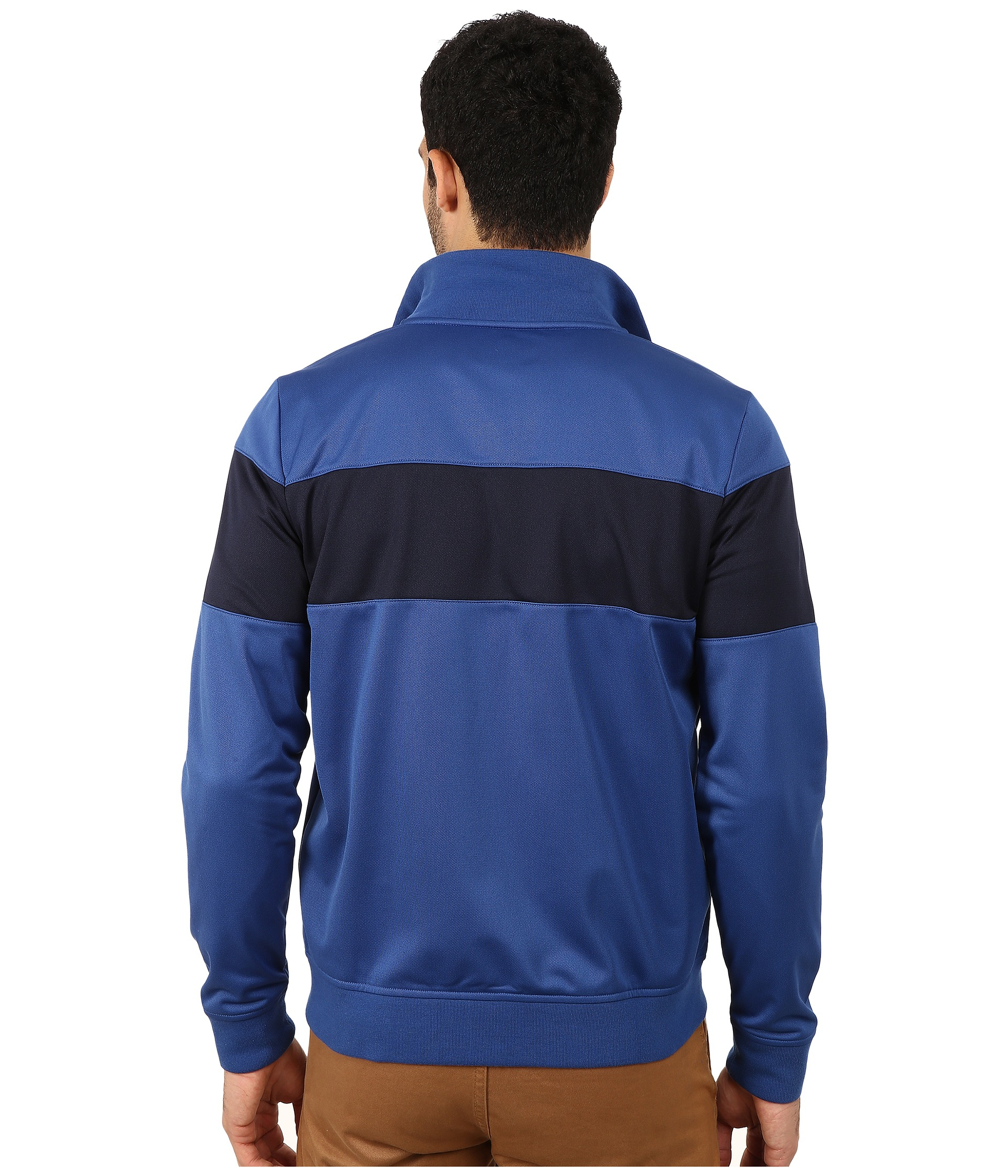 Lacoste Sport Track Jacket With Bold Chest Stripe in Blue for Men | Lyst