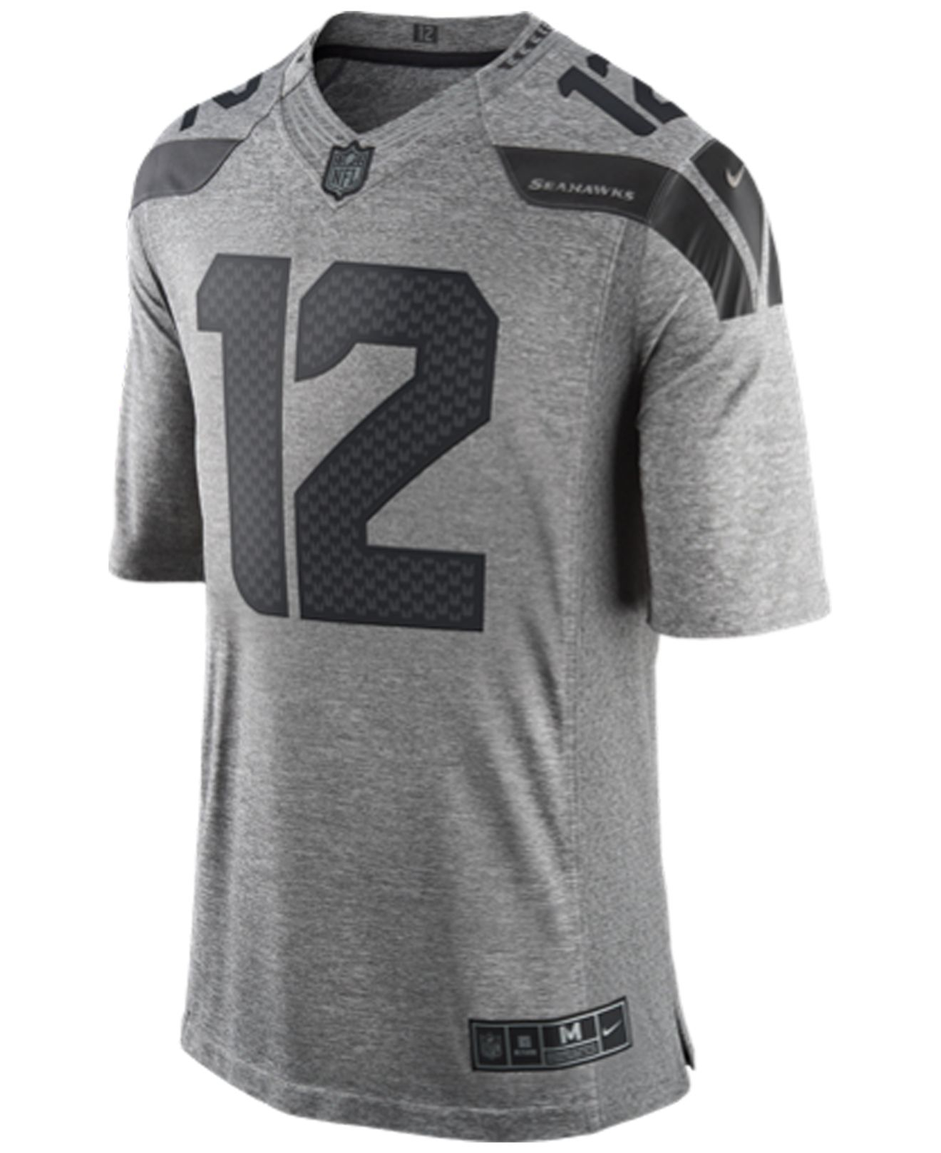 Lyst - Nike Men's Fan #12 Seattle Seahawks Gridiron Jersey in Gray for Men