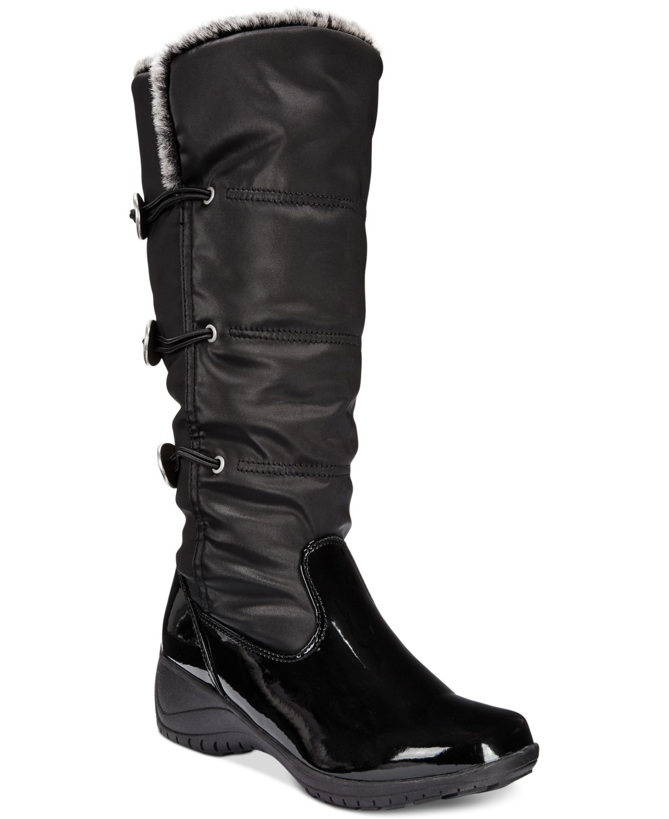 all weather wedge boots