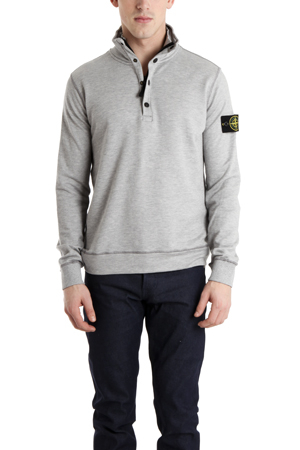 half zip sweater stone island