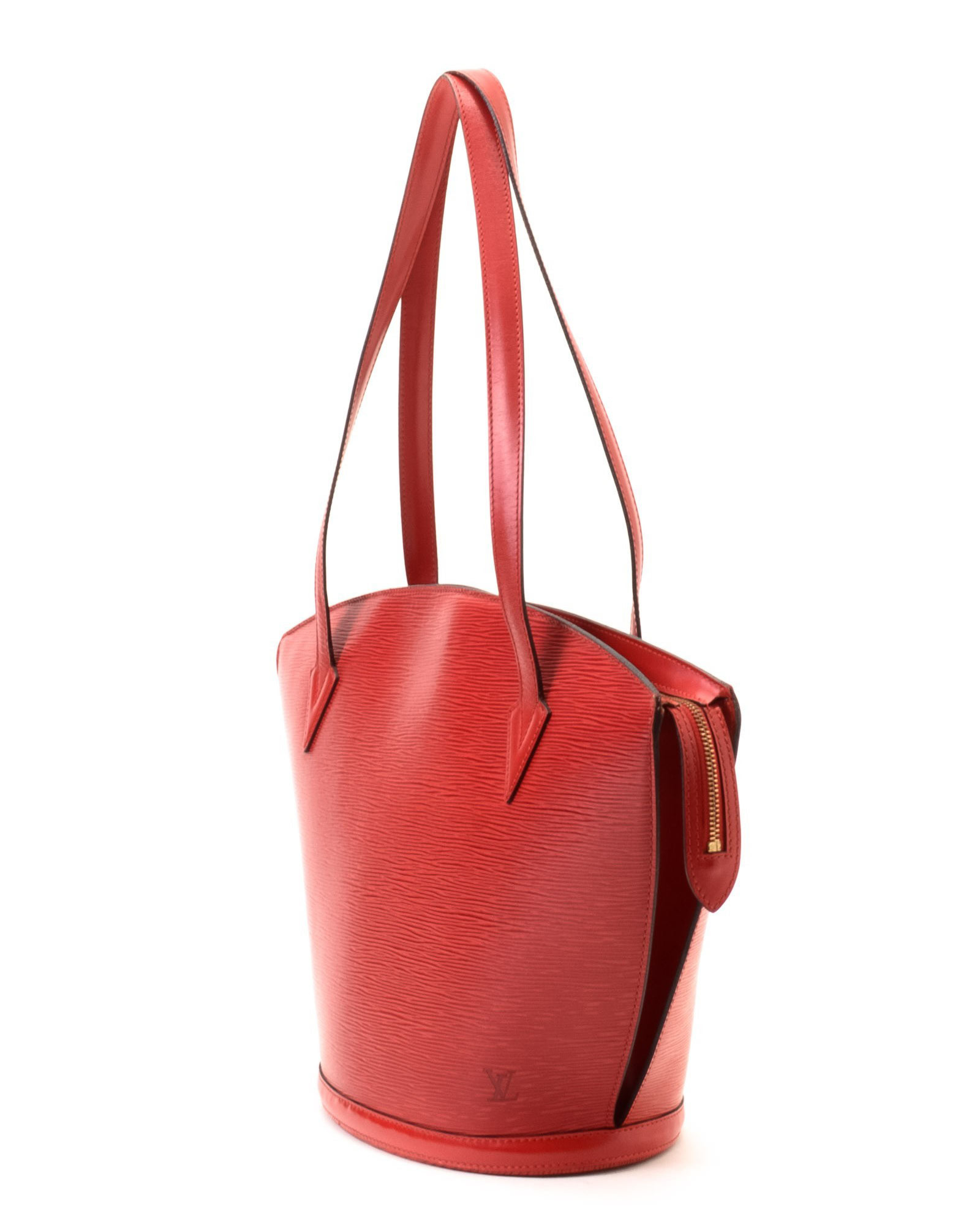 Lyst - Louis Vuitton Red Tote Bag - Vintage in Red