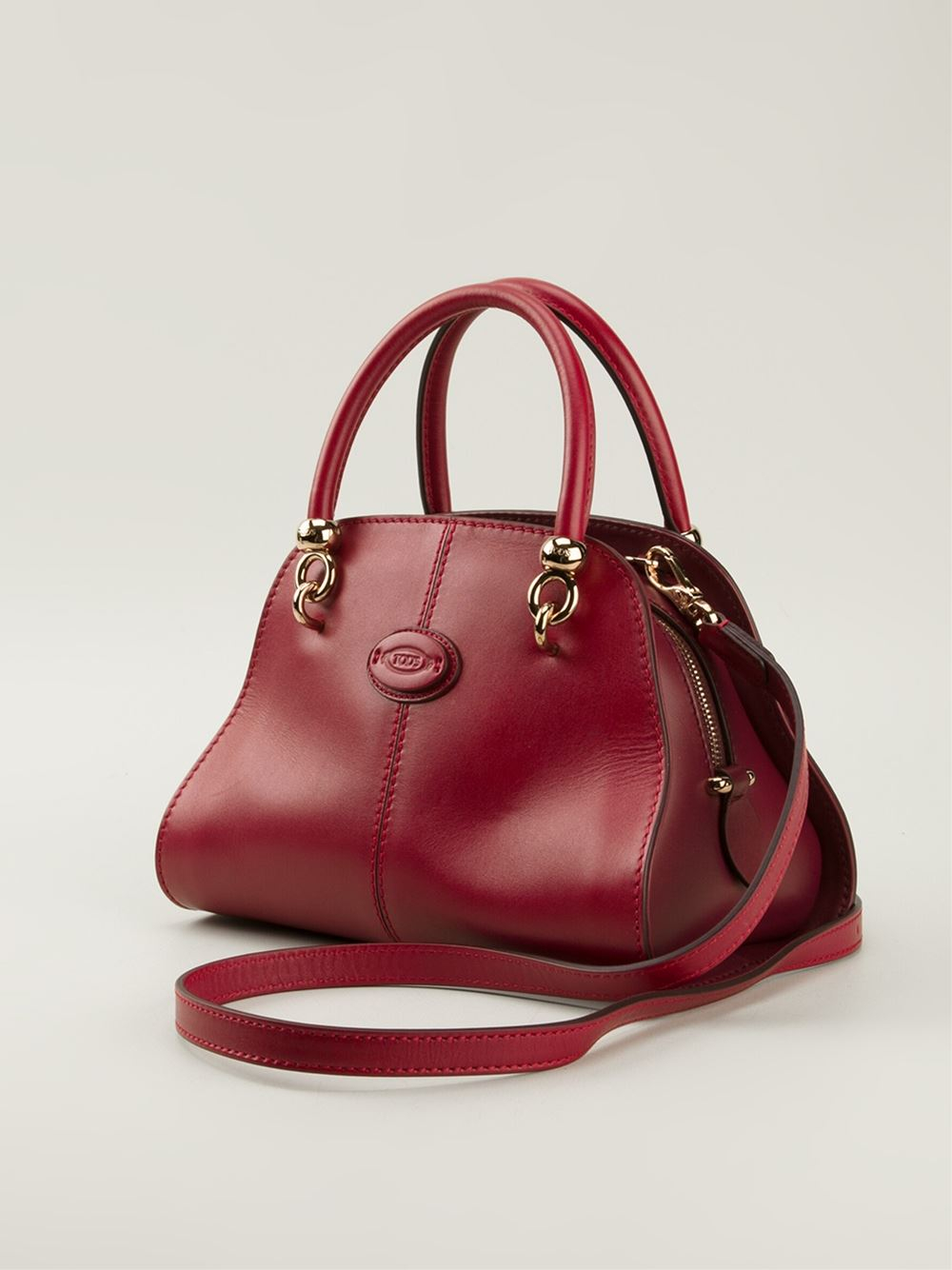 Lyst - Tod'S Mini Sellas Tote in Red