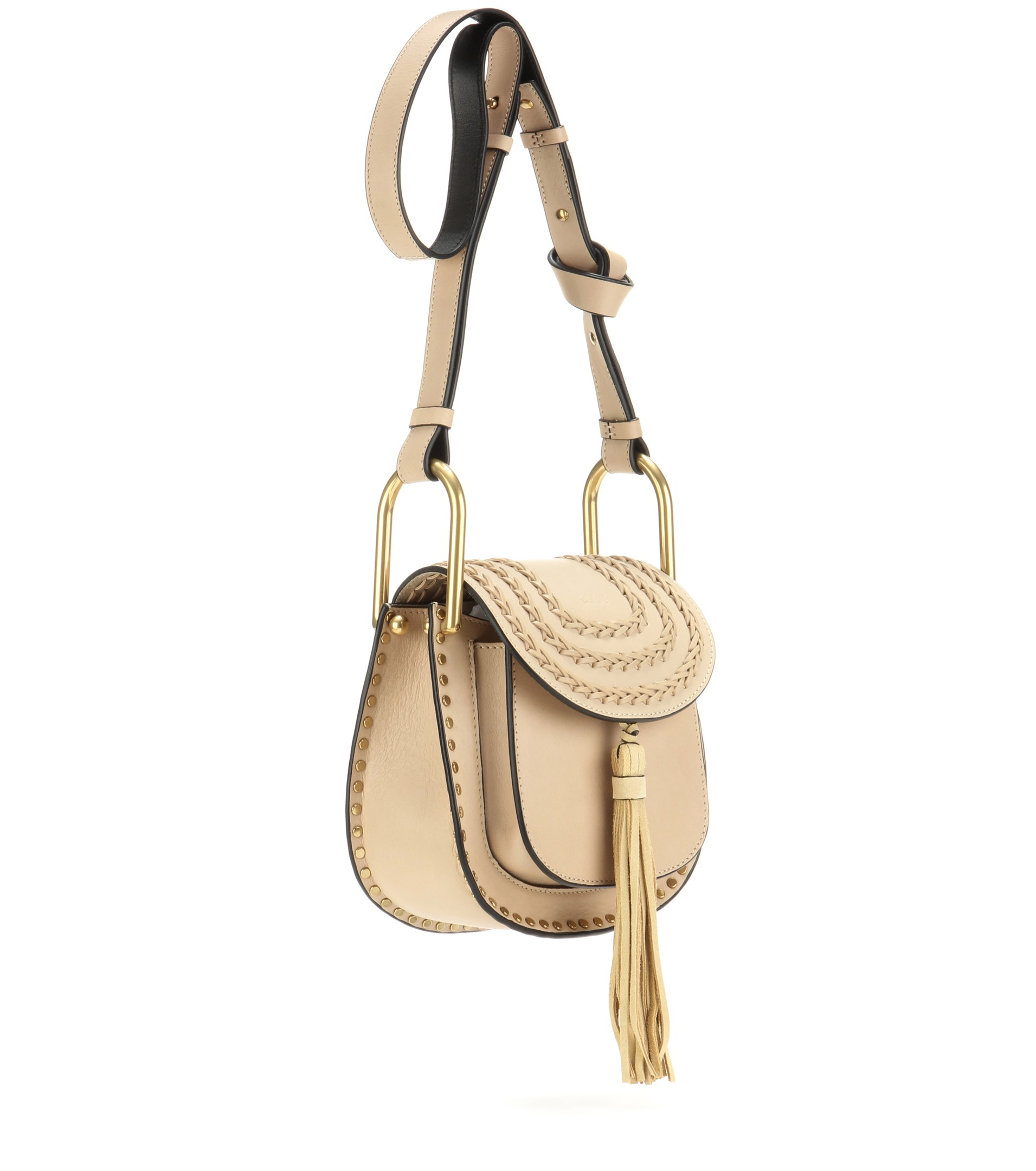 fake chloe purses - Chlo Hudson Leather Shoulder Bag in Beige | Lyst