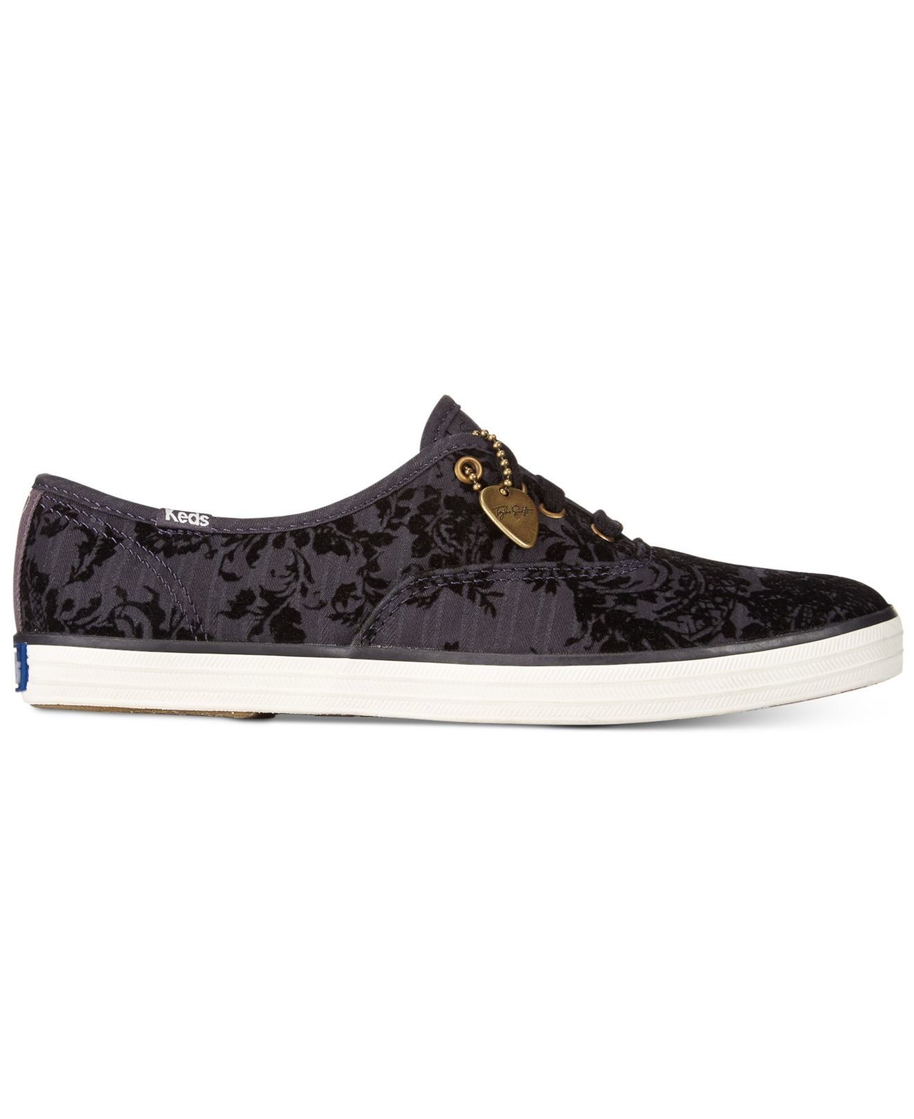 Keds Women's Limited Edition Taylor Swift Velvet Sneakers in Black | Lyst