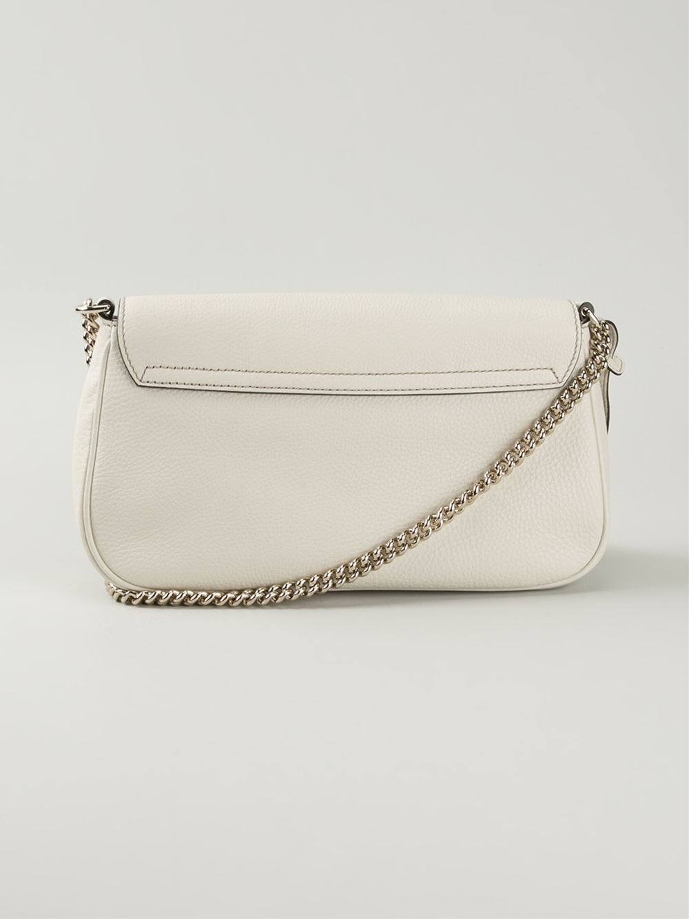 Lyst - Gucci Soho Cross Body Bag in White