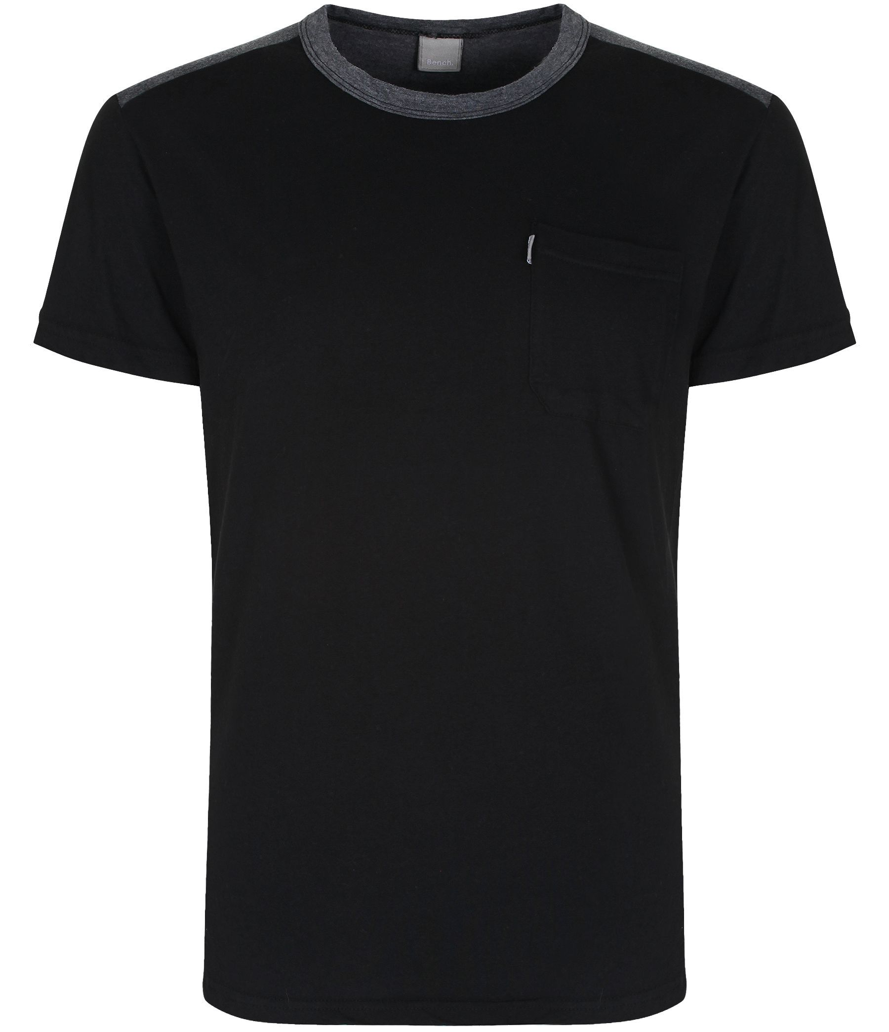 Bench Jolter Plain Crew Neck Regular Fit T-Shirt in Black for Men | Lyst