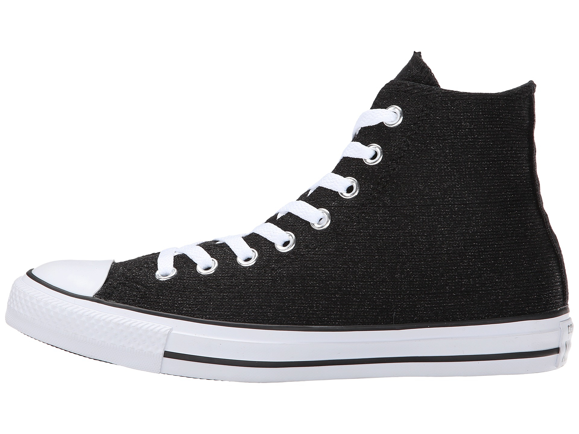 Lyst Converse Chuck Taylor® All Star® Sparkle Knit Hi in Black