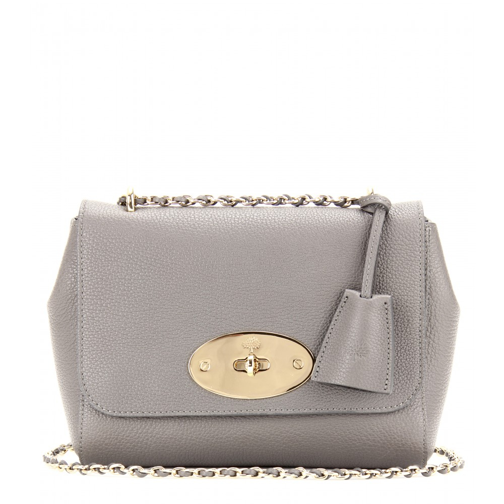 Lyst - Mulberry Medium Lily Grainy Leather Shoulder Bag in Gray