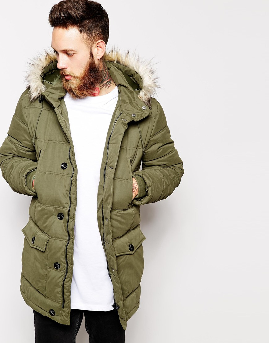 New 2016 Mens Parka Winter Warm Thick Cotton Fabric