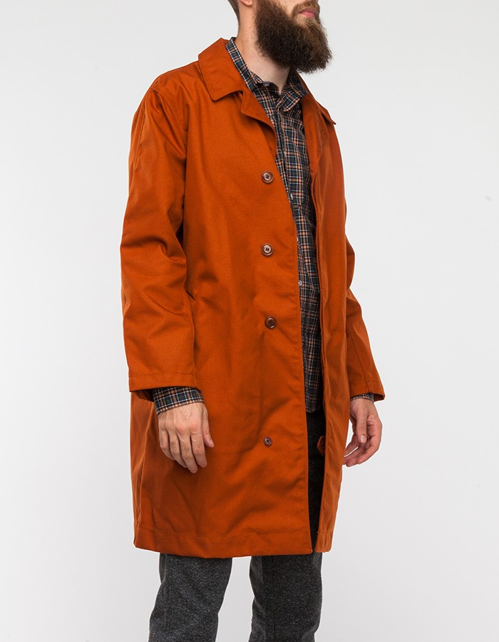 Lyst - Mark Mcnairy New Amsterdam Overcoat in Orange for Men
