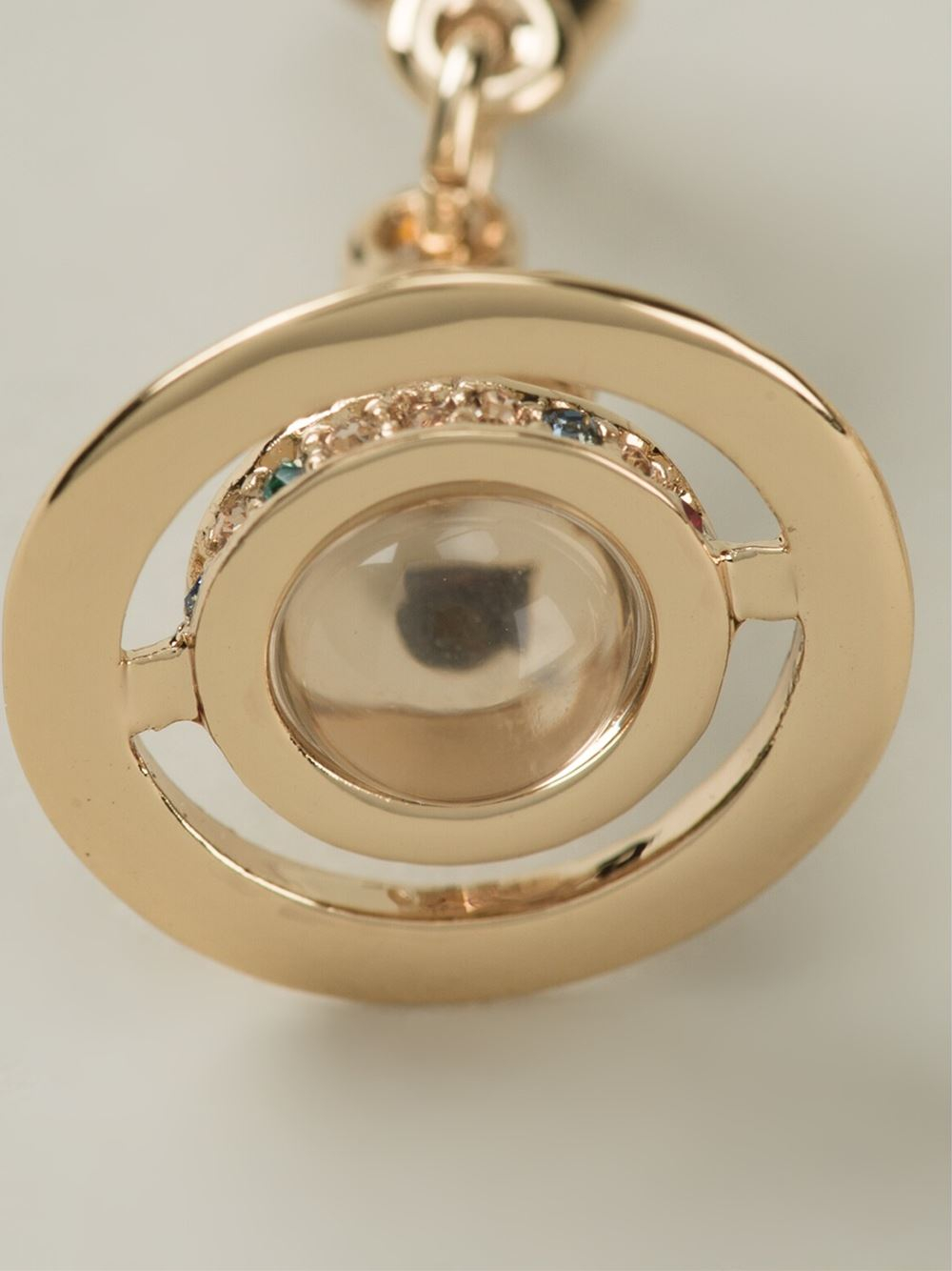 Lyst - Vivienne Westwood Orb Earrings in Metallic