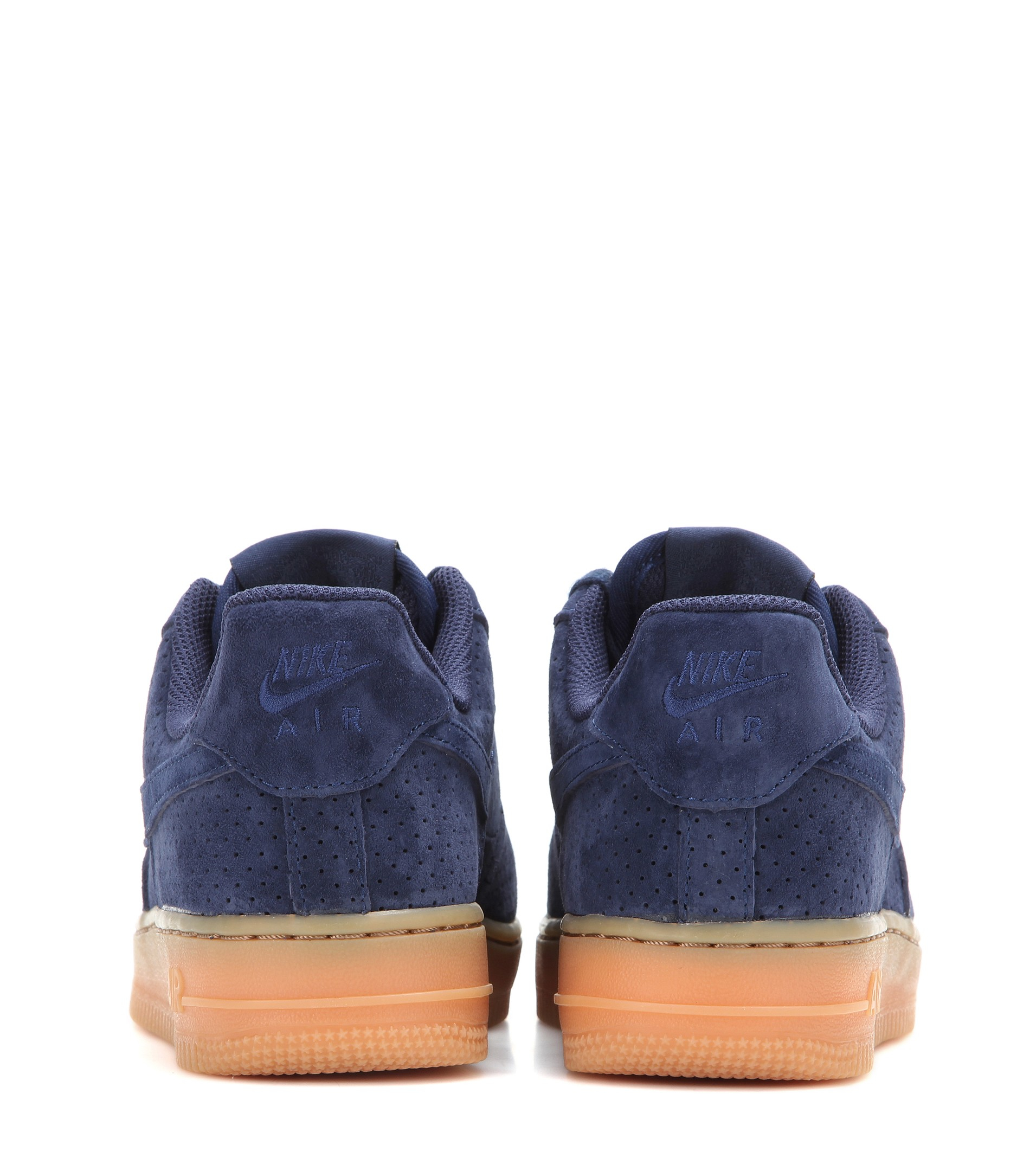 lyst nike air force 1 scamosciato scarpe in blu lyst nike air force 1 scamosciato scarpe in blu