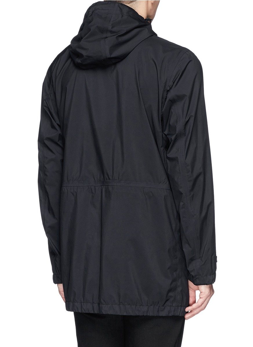 Lyst - Stone Island Garment Dye Performance Tela Nylon Raincoat in Blue ...