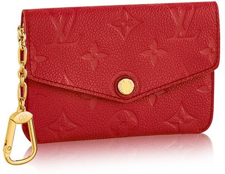 red louis vuitton key pouch