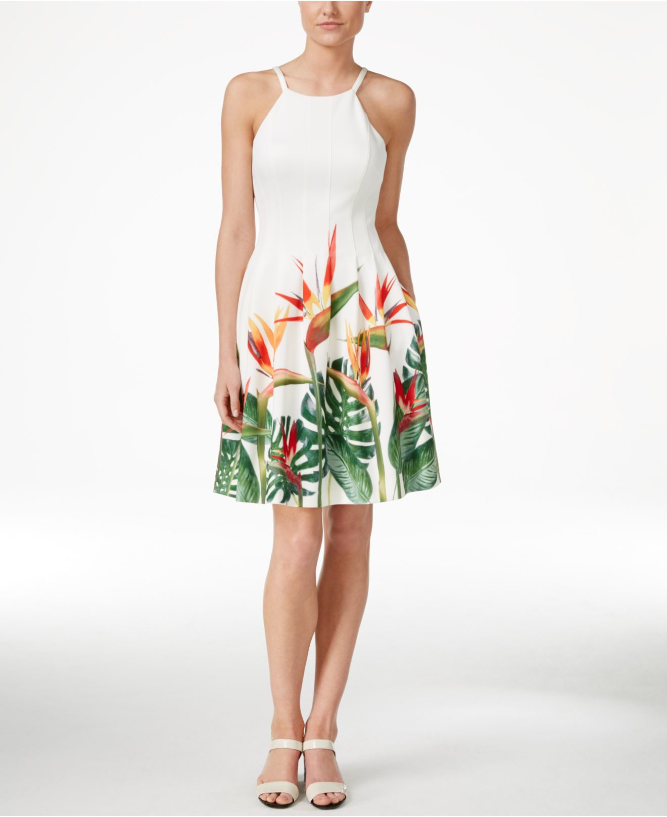 macys tropical dress