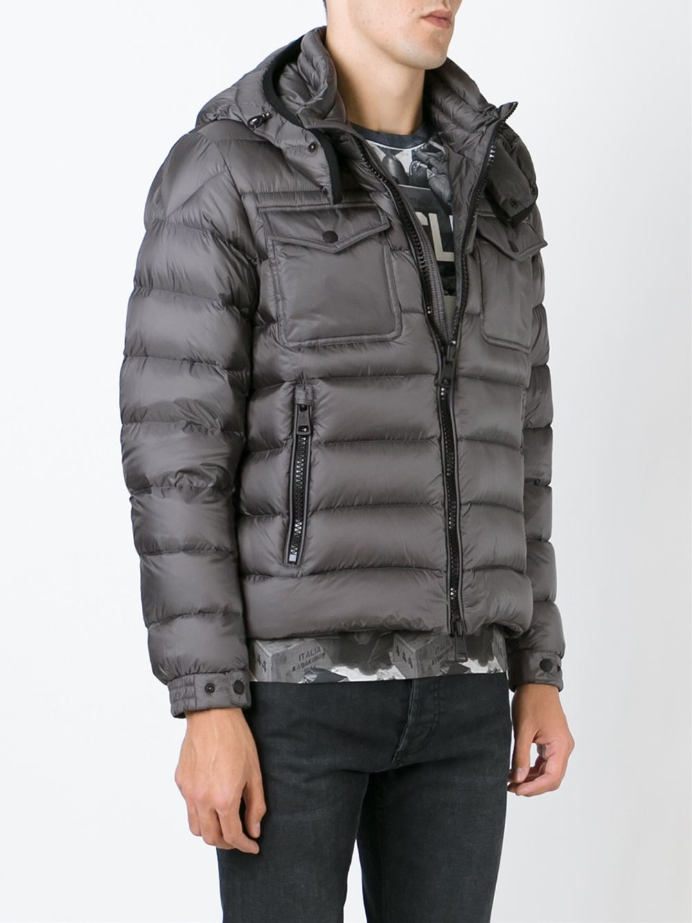 moncler grey padded jacket moncler grey padded jacket