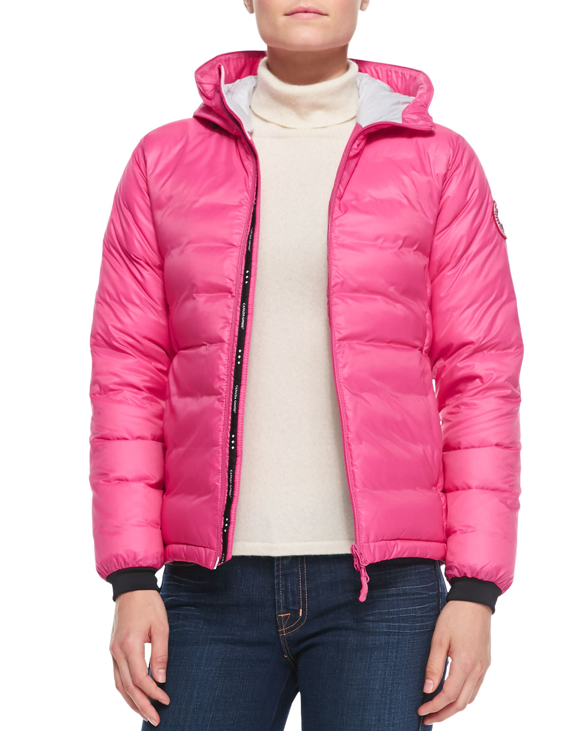 Canada Goose | Pink Camp Hooded Puffer Jacket | Lyst