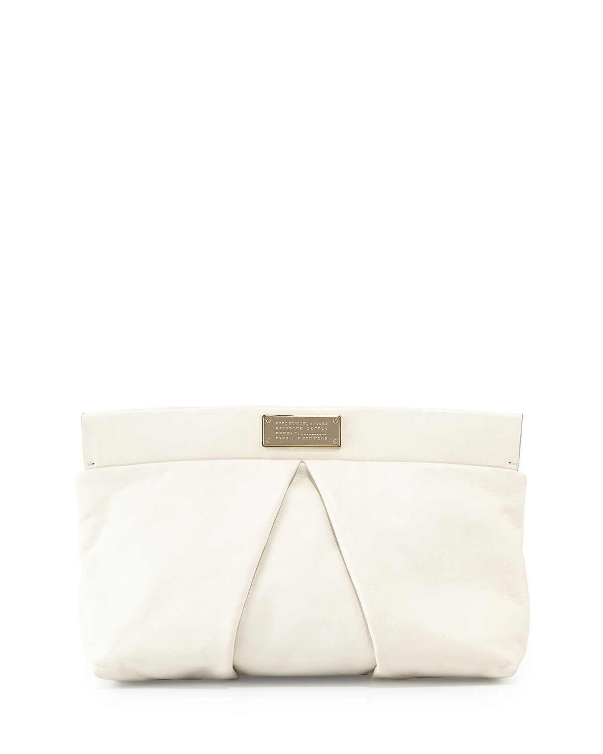 Lyst - Marc By Marc Jacobs Marchive Leather Clutch Bag Lily Flower in White