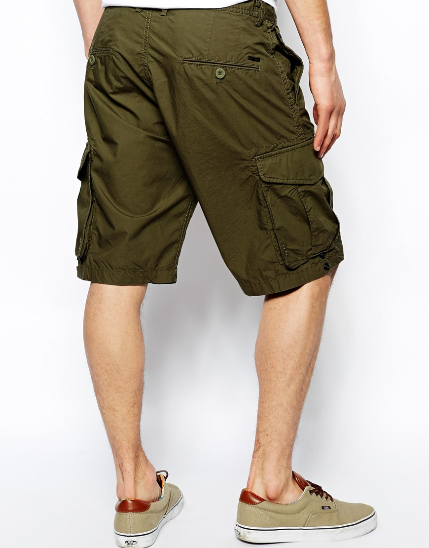 Lyst - Diesel Cargo Shorts Pgerty in Green for Men