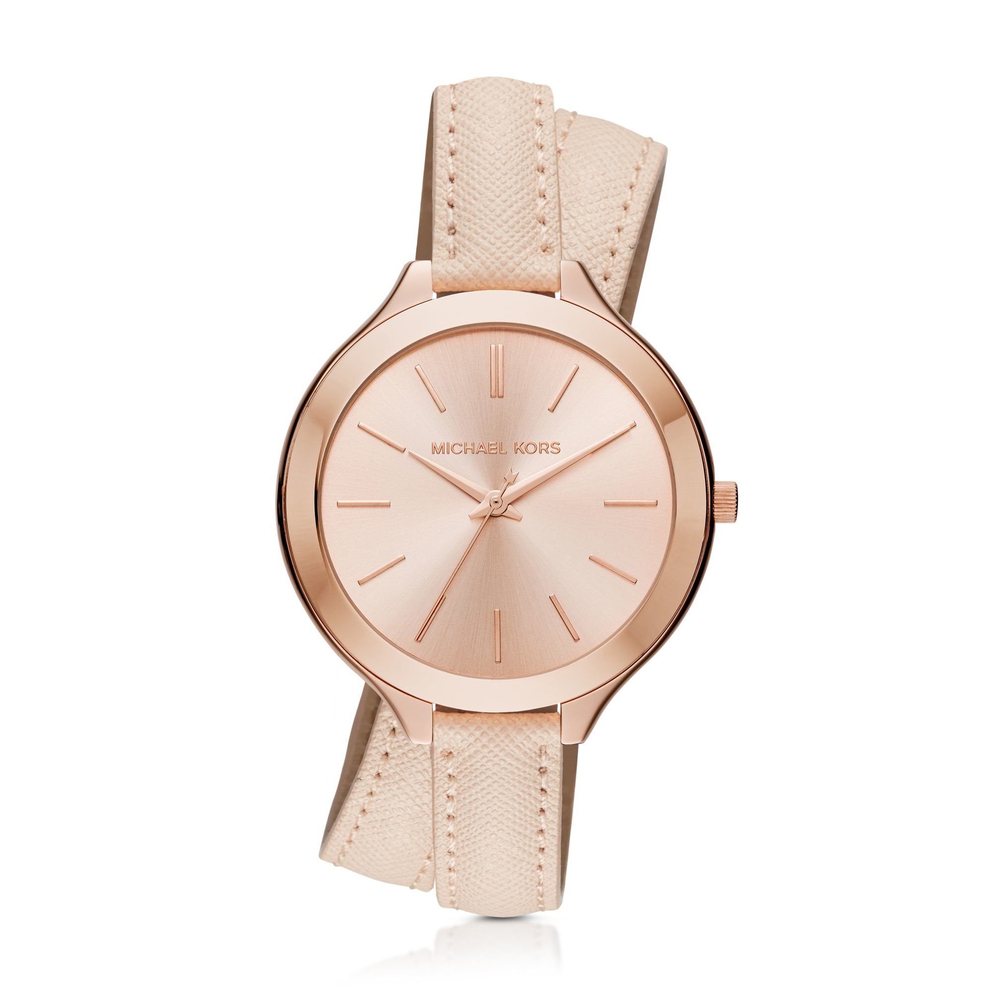 Michael kors slim discount runway rose gold