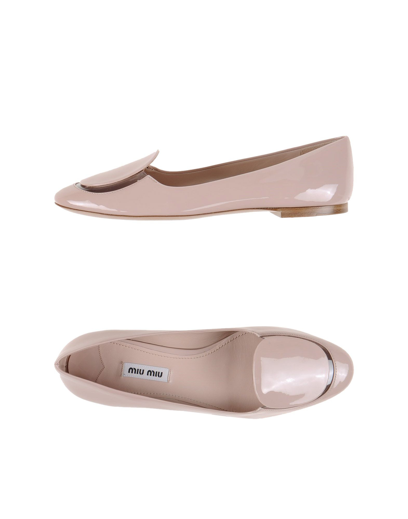 miu miu pink ballet flats