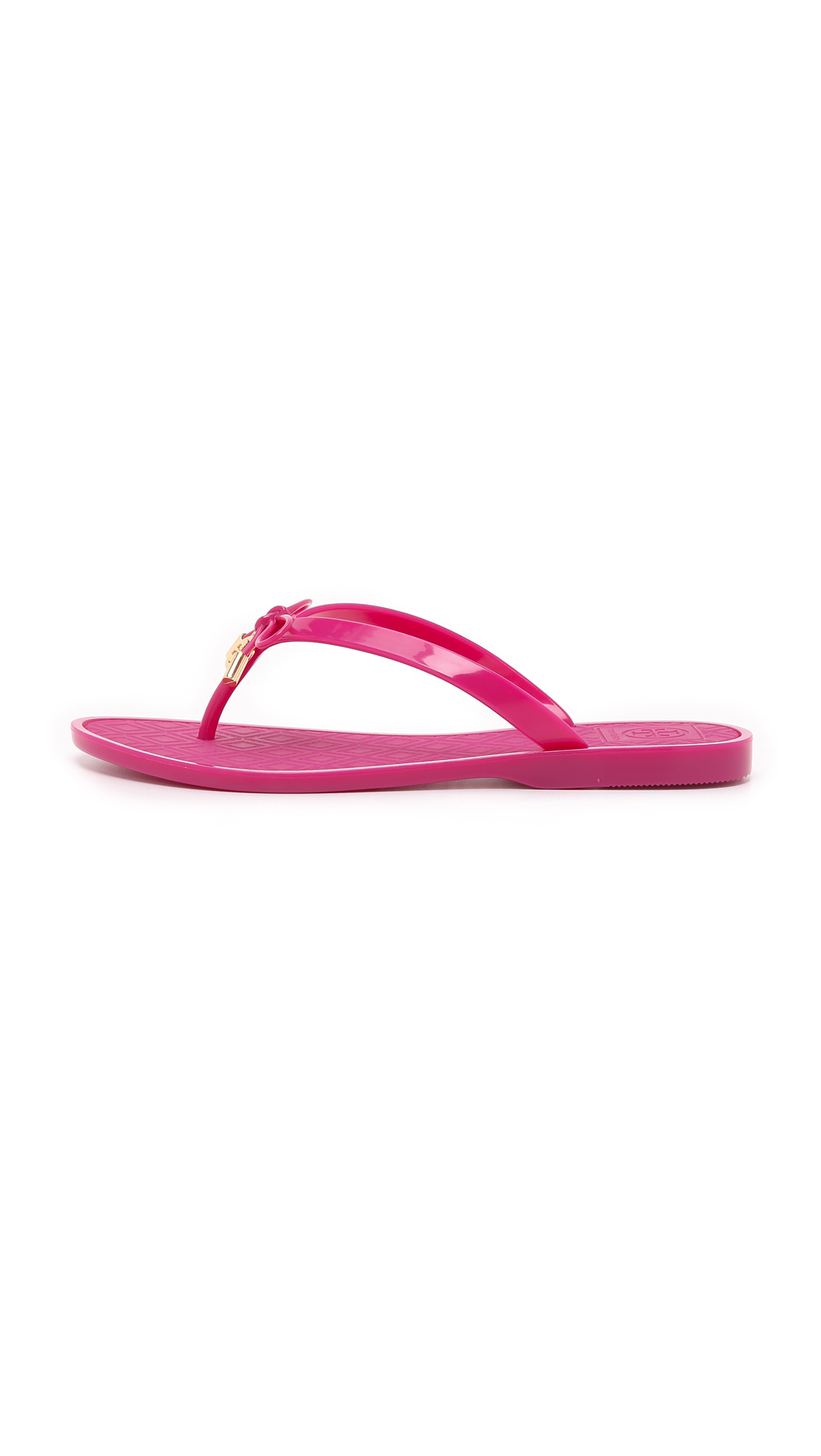 Lyst - Tory Burch Jelly Bow Thong Sandals in Pink