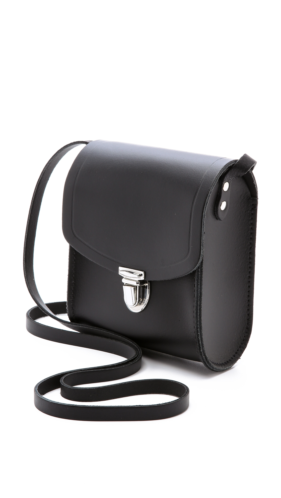 Lyst Cambridge Satchel Company Mini Push Lock Bag in Black