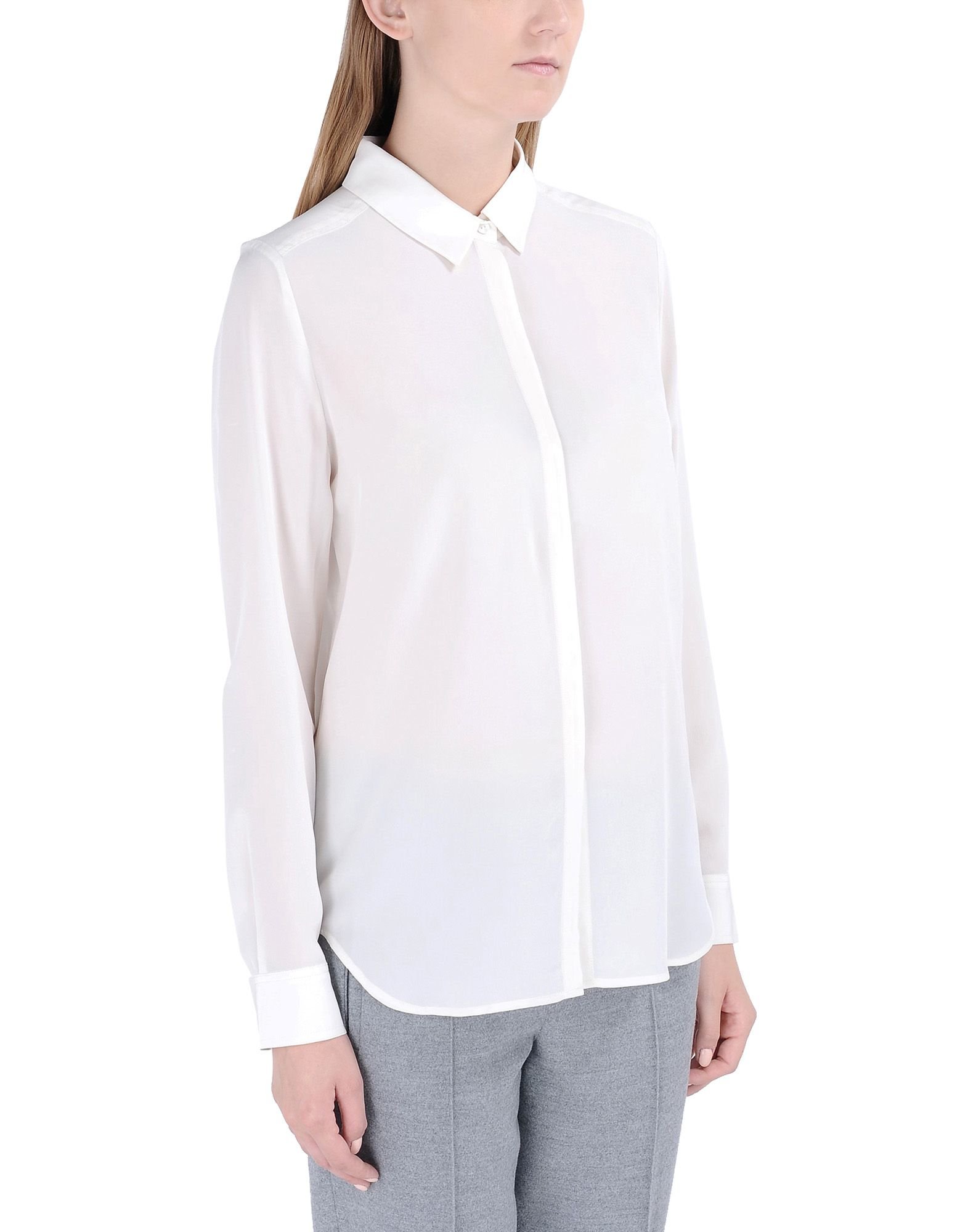 white long sleeve shirt school