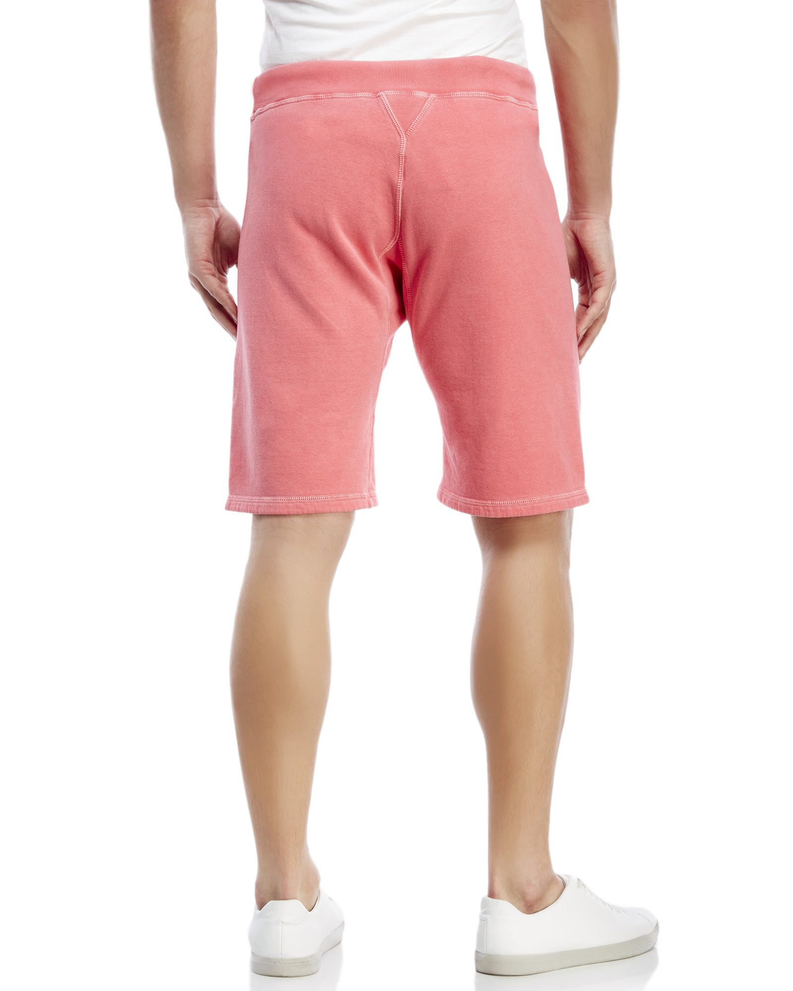 pink sweatpant shorts