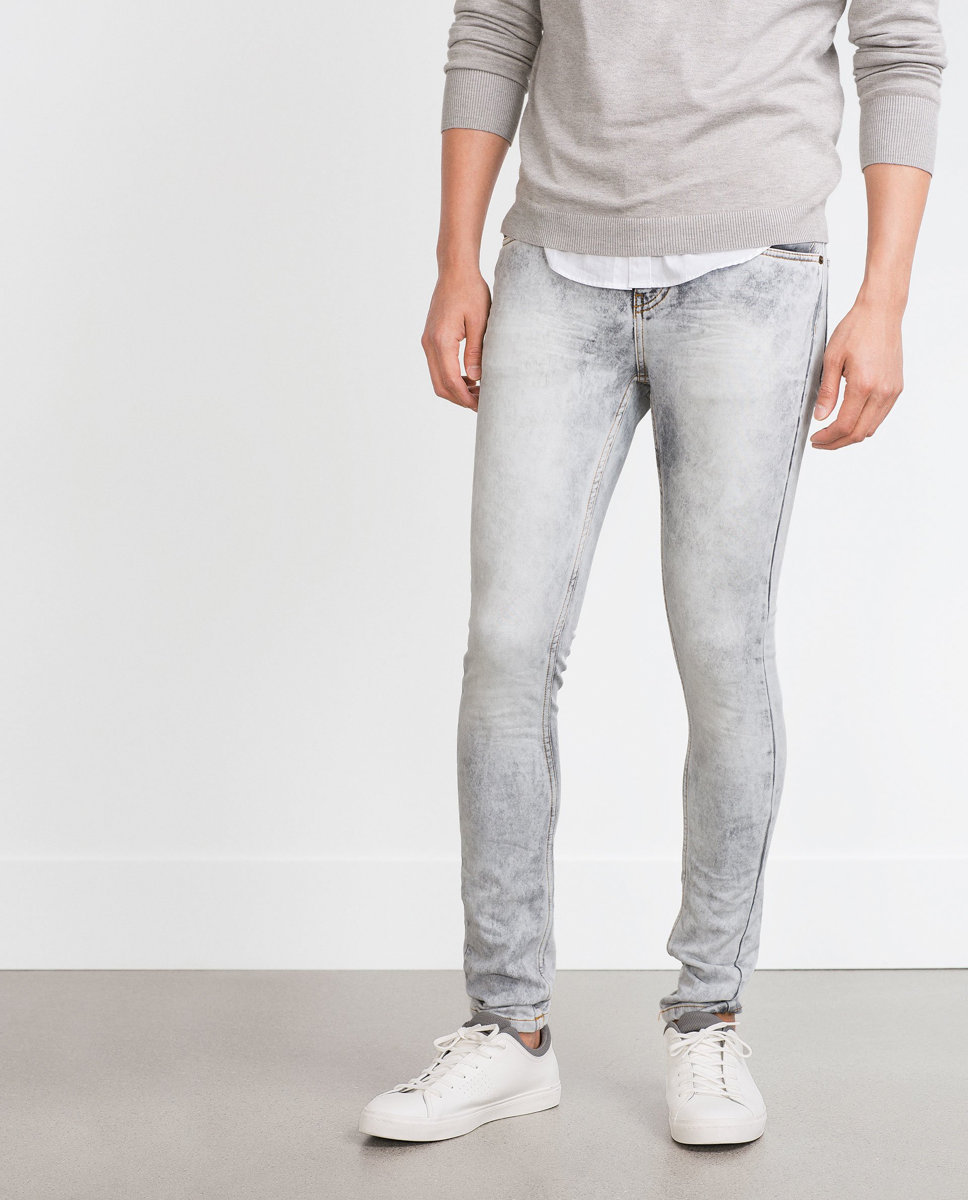 zara mens grey trousers