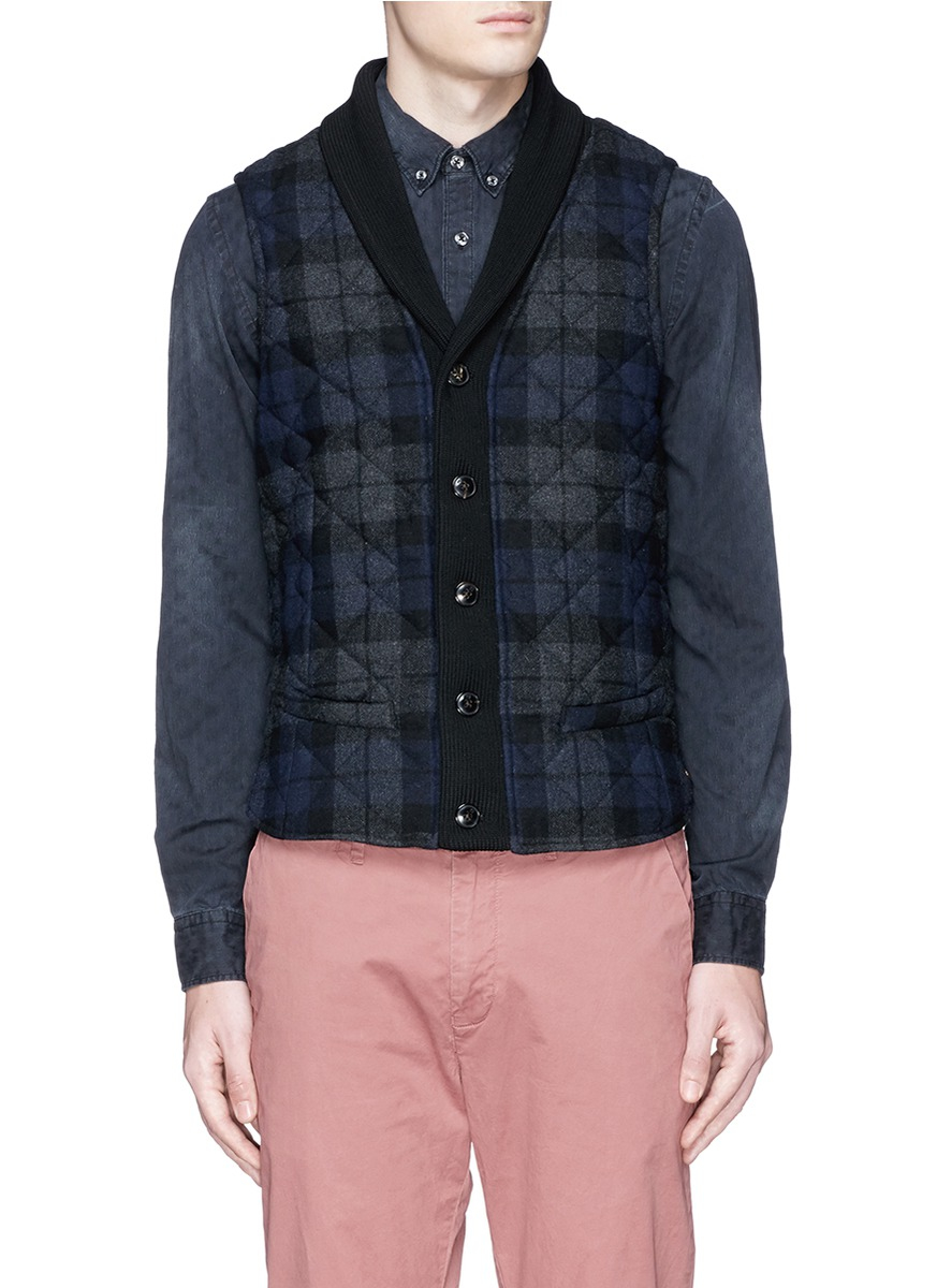 flannel with vest mens