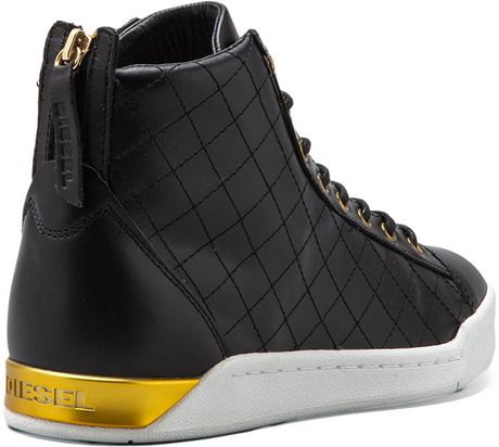 diesel tempus diamond high top sneakers